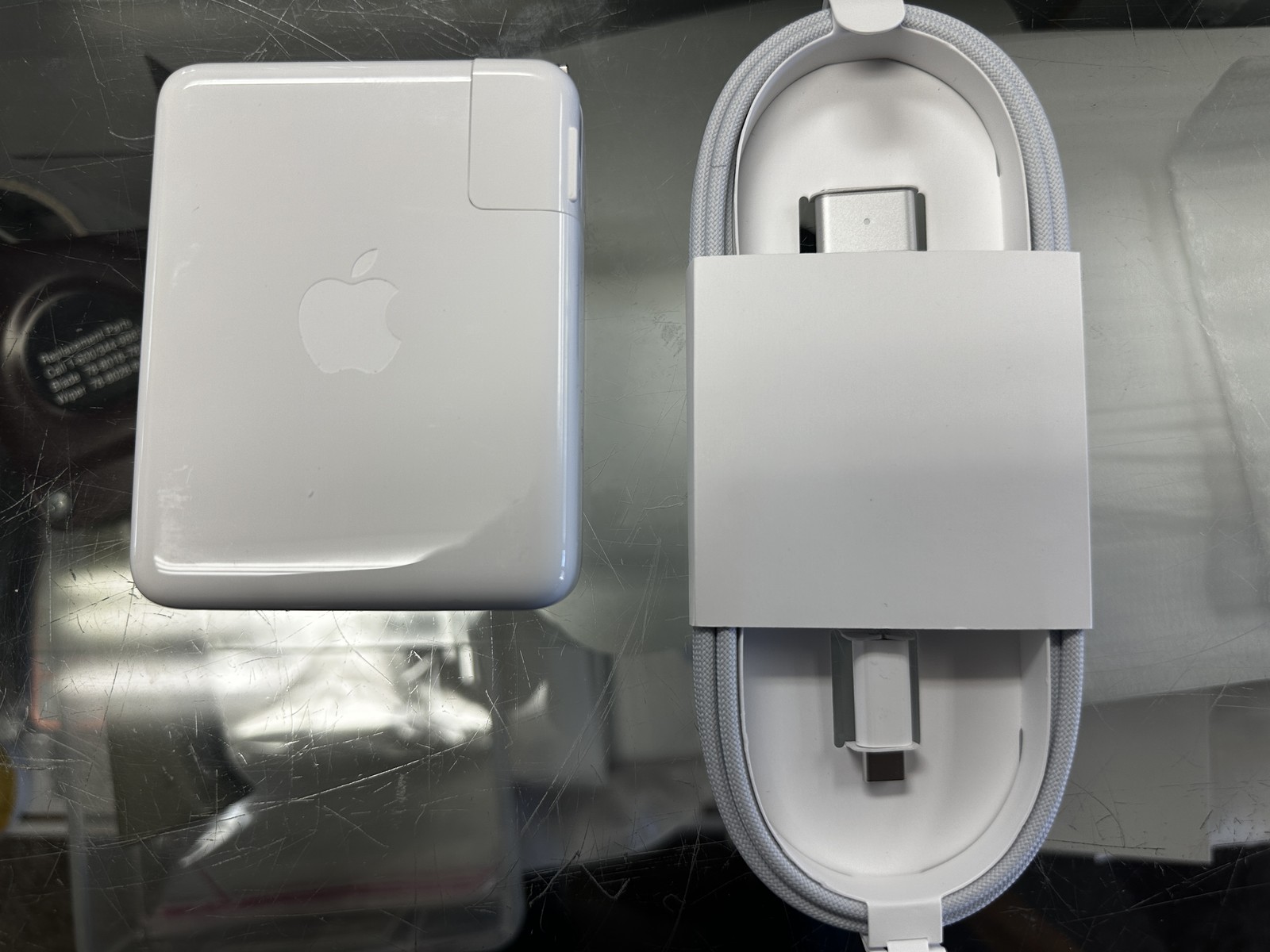 Genuine Apple 140W USB-C Power Adapter Macbook M1 W/Magsafe 3 Cable Space Gray!