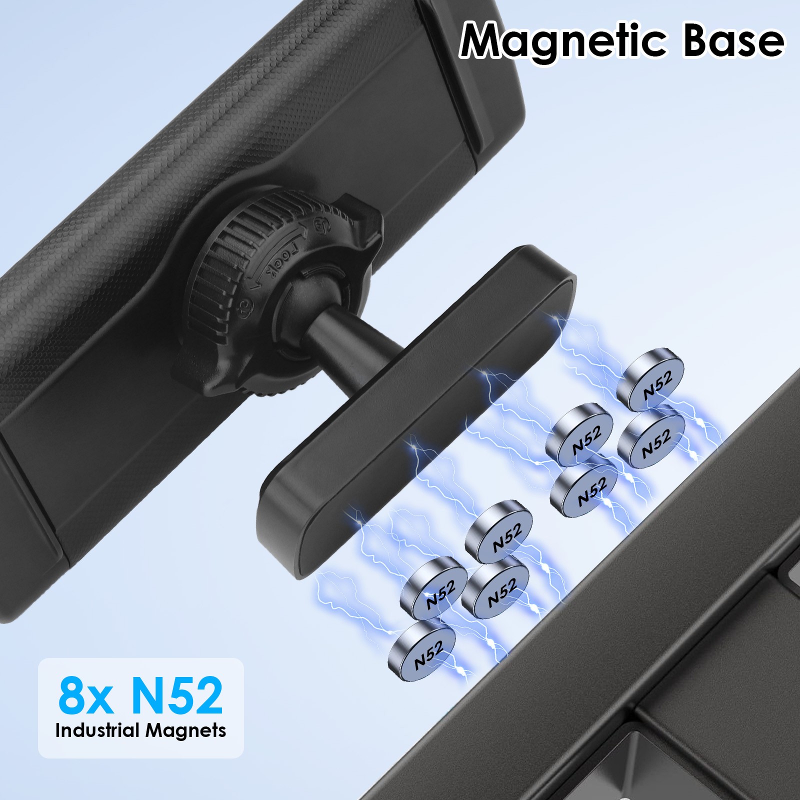 Universal Smart Phone Tablet Car Mount Holder Cup Stand Extendable Neck Cradle