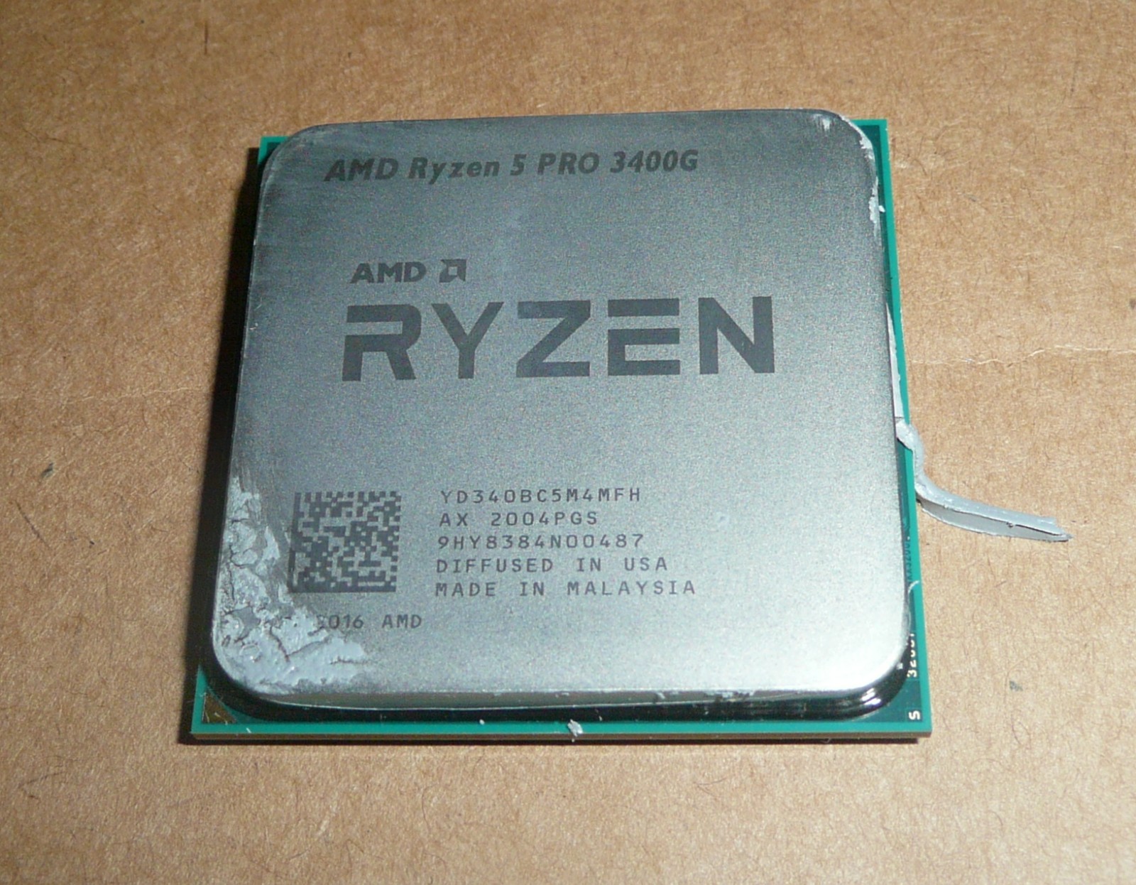 AMD Ryzen 5 PRO 3400G 3.70GHz Desktop CPU Processor – YD340BC5M4MFH – Socket AM4