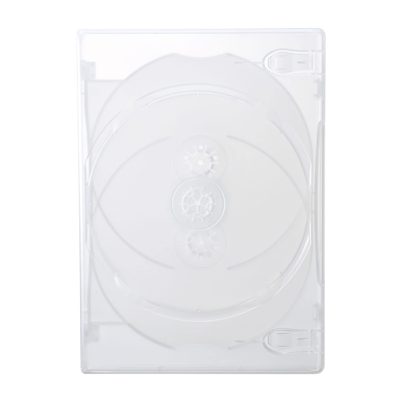 (4-disc capacity, 10-pack, clear) Sanwa Supply DVD Tall Case DVD-TN4-10CL