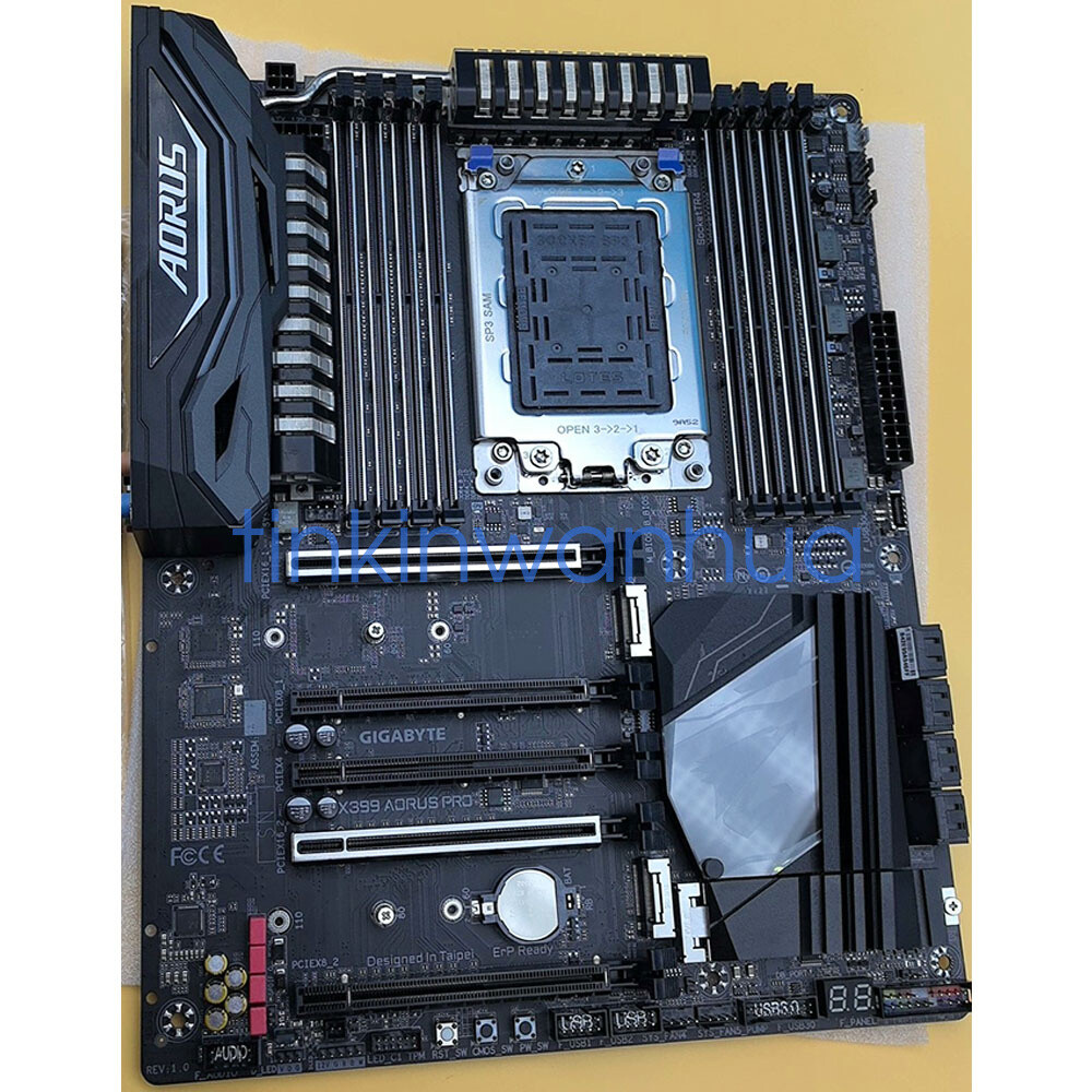 For GIGABYTE X399 AORUS PRO Motherboard DDR4 3×M.2 8×SATAIII ATX