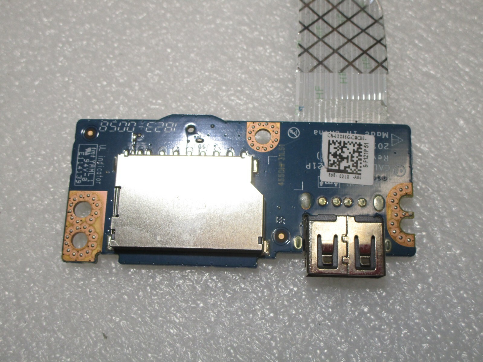OEM Dell Inspiron 15 5575 5570 USB/SD Reader IO Board – No ODD -CHA01 XX86G