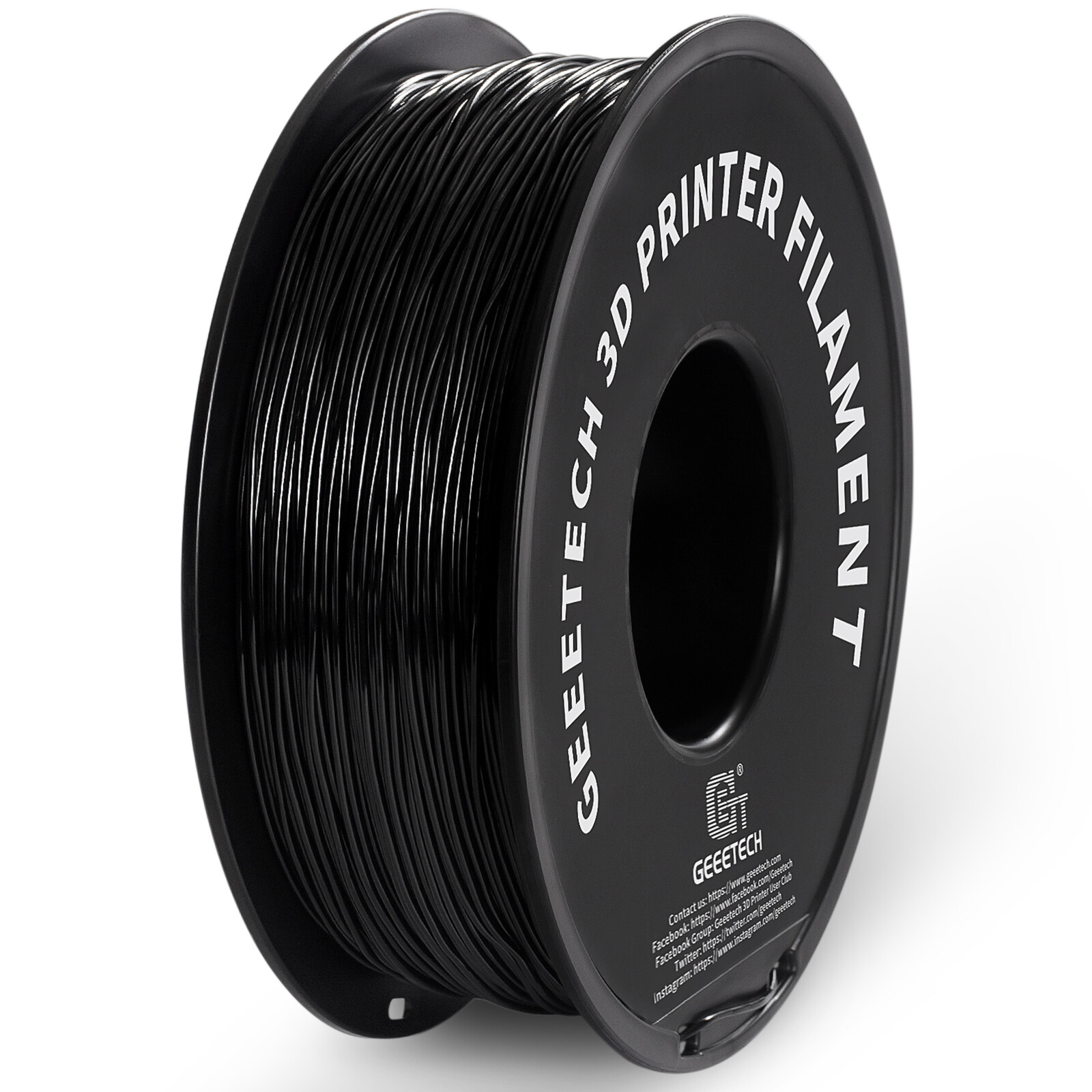 GEEETECH Filament TPU Black 1.75mm 1kg/roll Consumables For FDM 3D Printer US