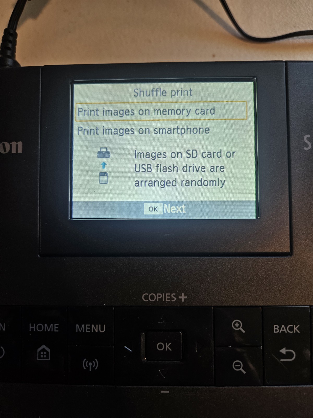 Canon SELPHY CP1300 Wireless Compact Photo Printer Black WiFi Tested Works Box
