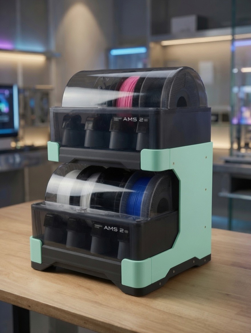 Bambu Labs Custom AMS 2 Pro Stack/ AMS 2 Pro Stand- OEM Designs