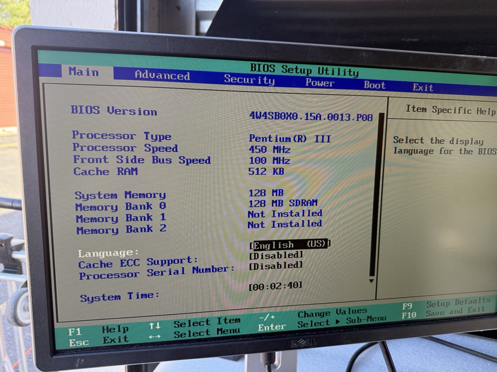 Gateway TBR3 450 PIII Computer Pentium III 450MHz 128MB RAM – No HDD/OS