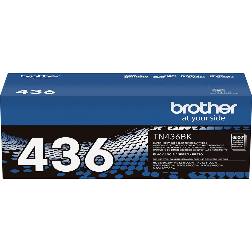 Brother Super High-yield Toner Cartridge, Black, Yields approx. 6,500 pages