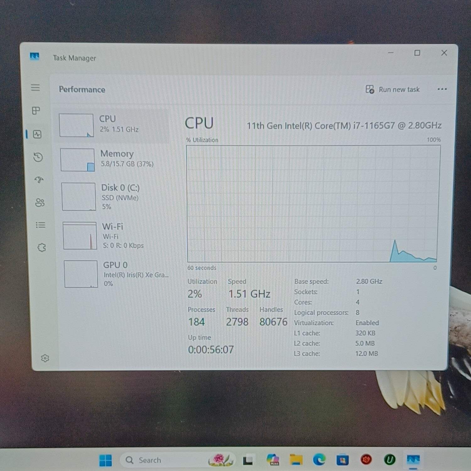 Lenovo ThinkPad E15 Gen 2 20TD001JUS 15.6″ i7-1165G7 2.8GHz 16GB RAM 512GB SSD
