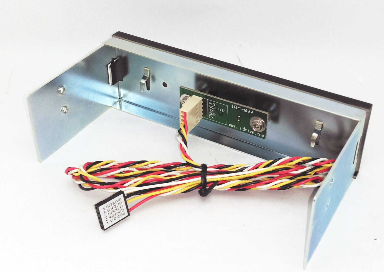 Black 5.25″ PC Secure Wireless Link IrDA Infrared Interface Drive Bay Adapter