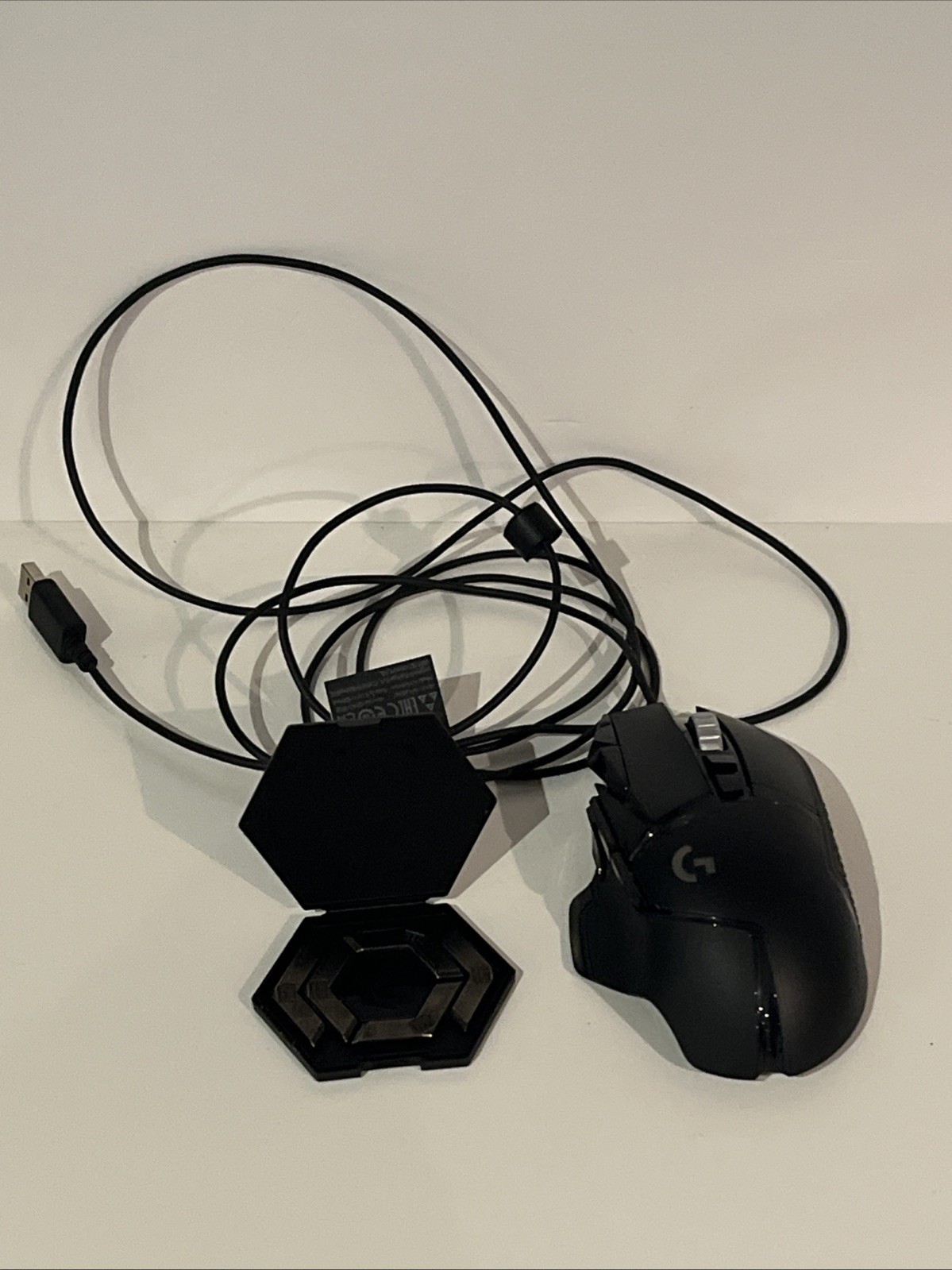 Logitech G502 Hero Wired Gaming Mouse Black Complete Used Tested Mechanical