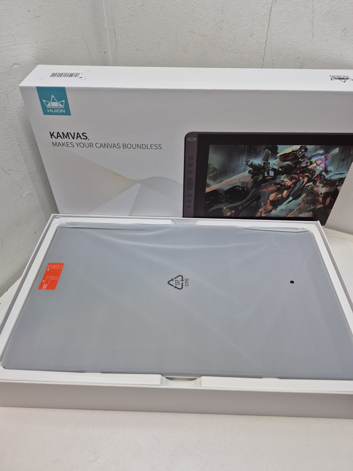 New Huion KAMVAS 13 Graphics Drawing Tablet With Stand Display 13.3 Inch