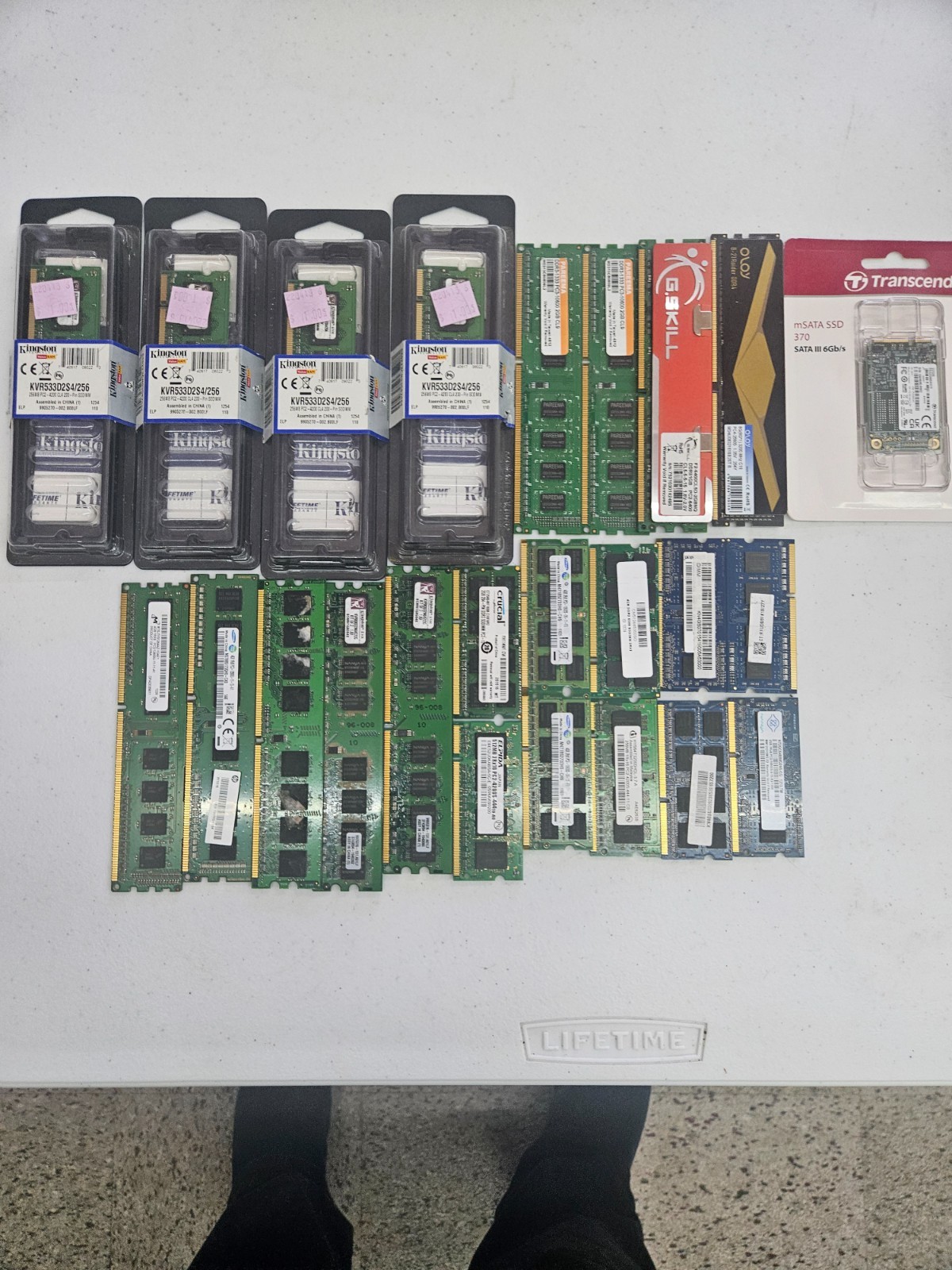 Mixed Computer Memory RAM & SSD Lot DDR DDR2 DDR3 DDR4 SODIMM Desktop Untested