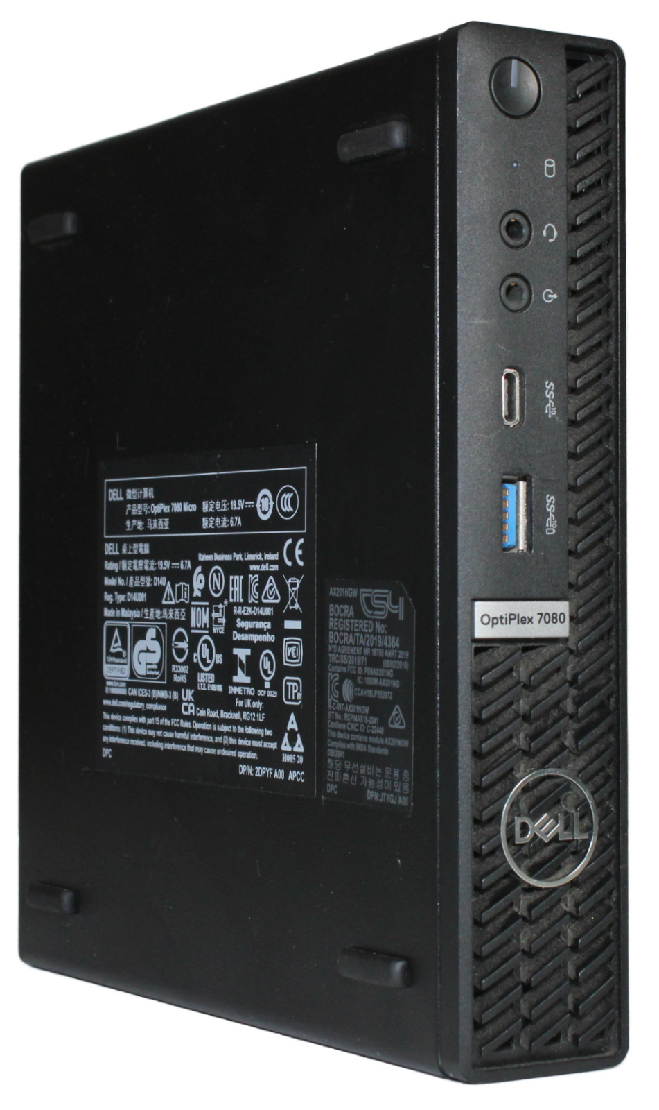 Dell Optiplex 7080 Micro Intel i7-10700T 16GB RAM 256GB NVMe WiFi+BT Win 11 Pro