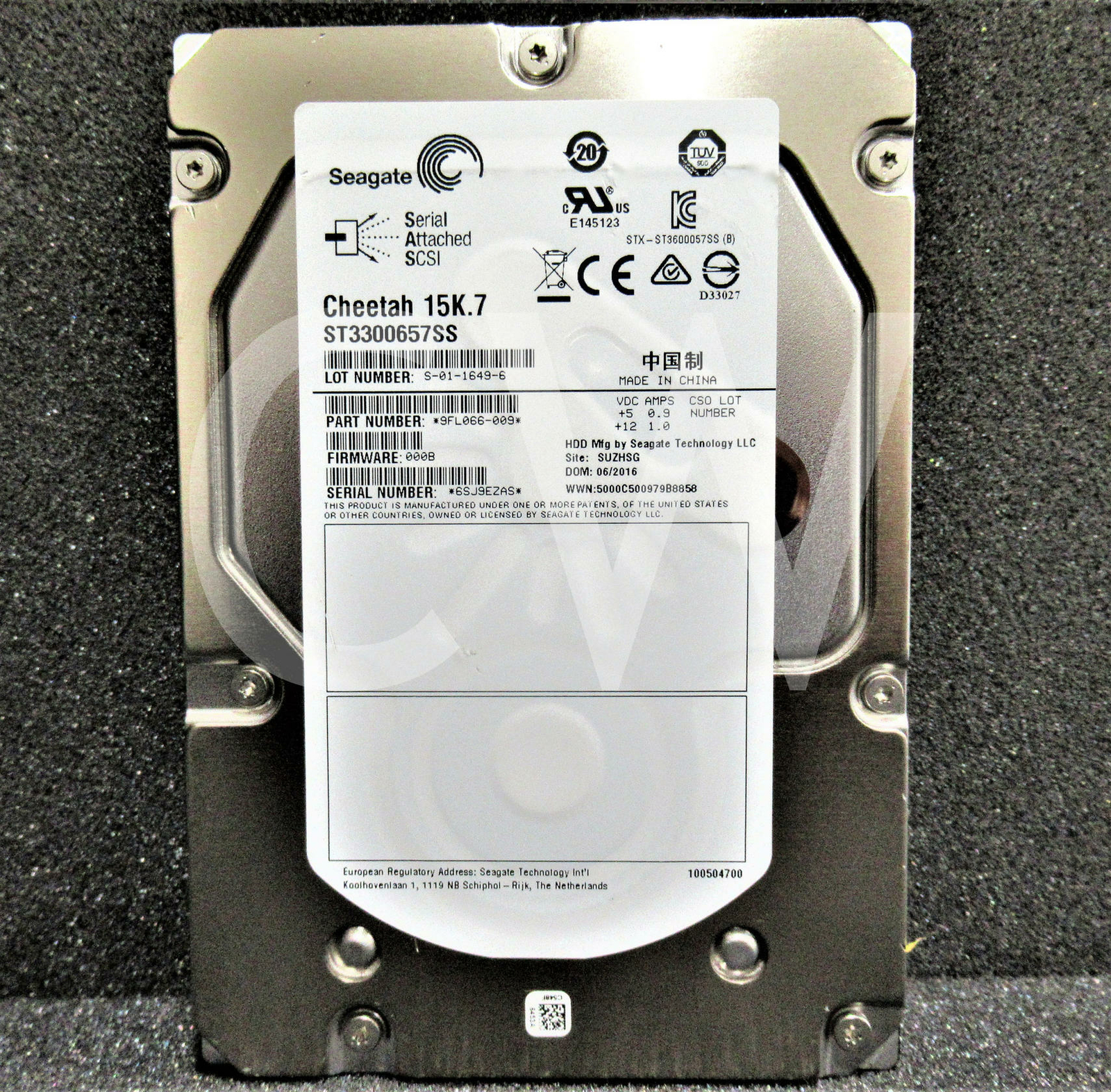 Seagate CHEETAH ST3300657SS 300GB 15000RPM 6Gb/s 3.5″ SAS HDD Hard Drive