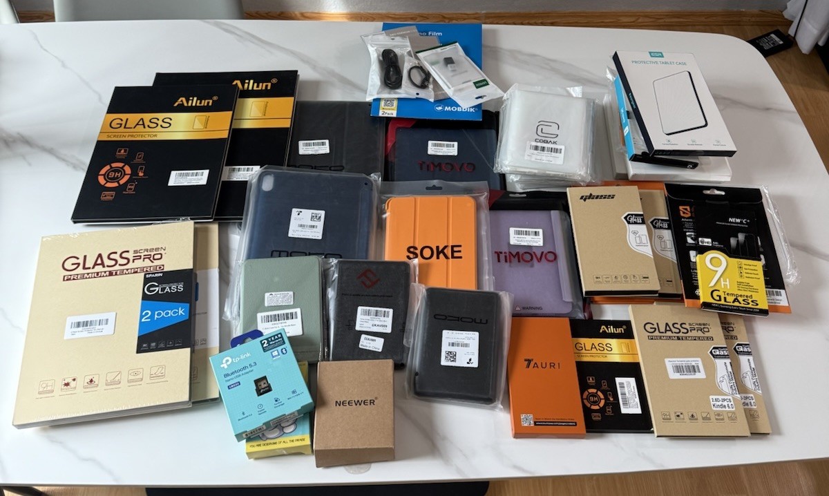 Large Lot IPad, kindle, Iphone: Case, Cover, Screen Protector ✅Brand New