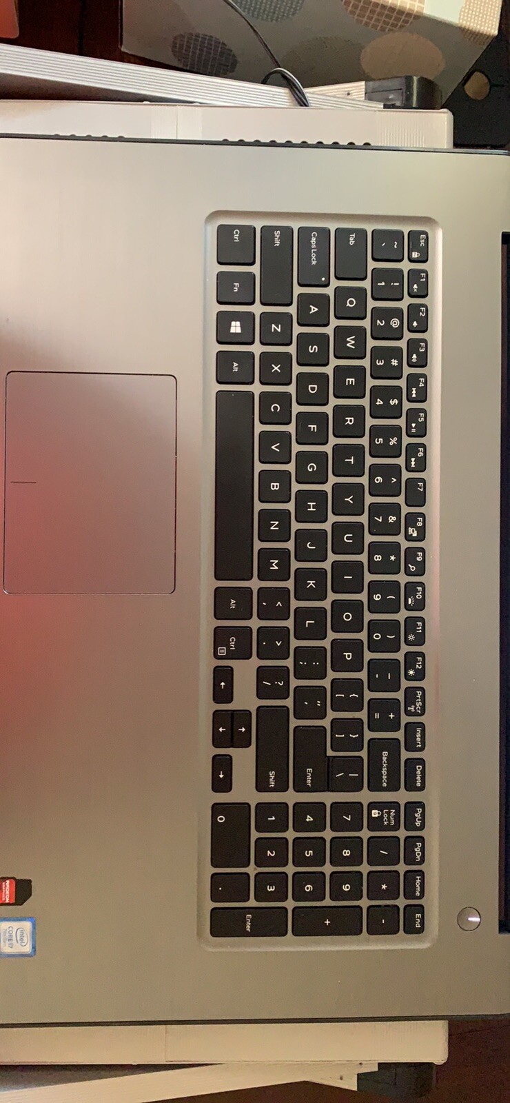 laptop dell inspiring i7 7th generation 16 GB RAM