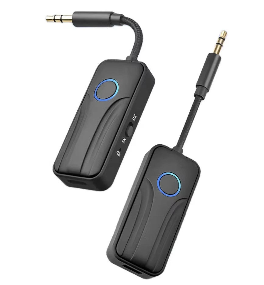 Bluetooth 6.0 Transmitter Call Music Receiver AUX Adapter for Car Headphone iPod