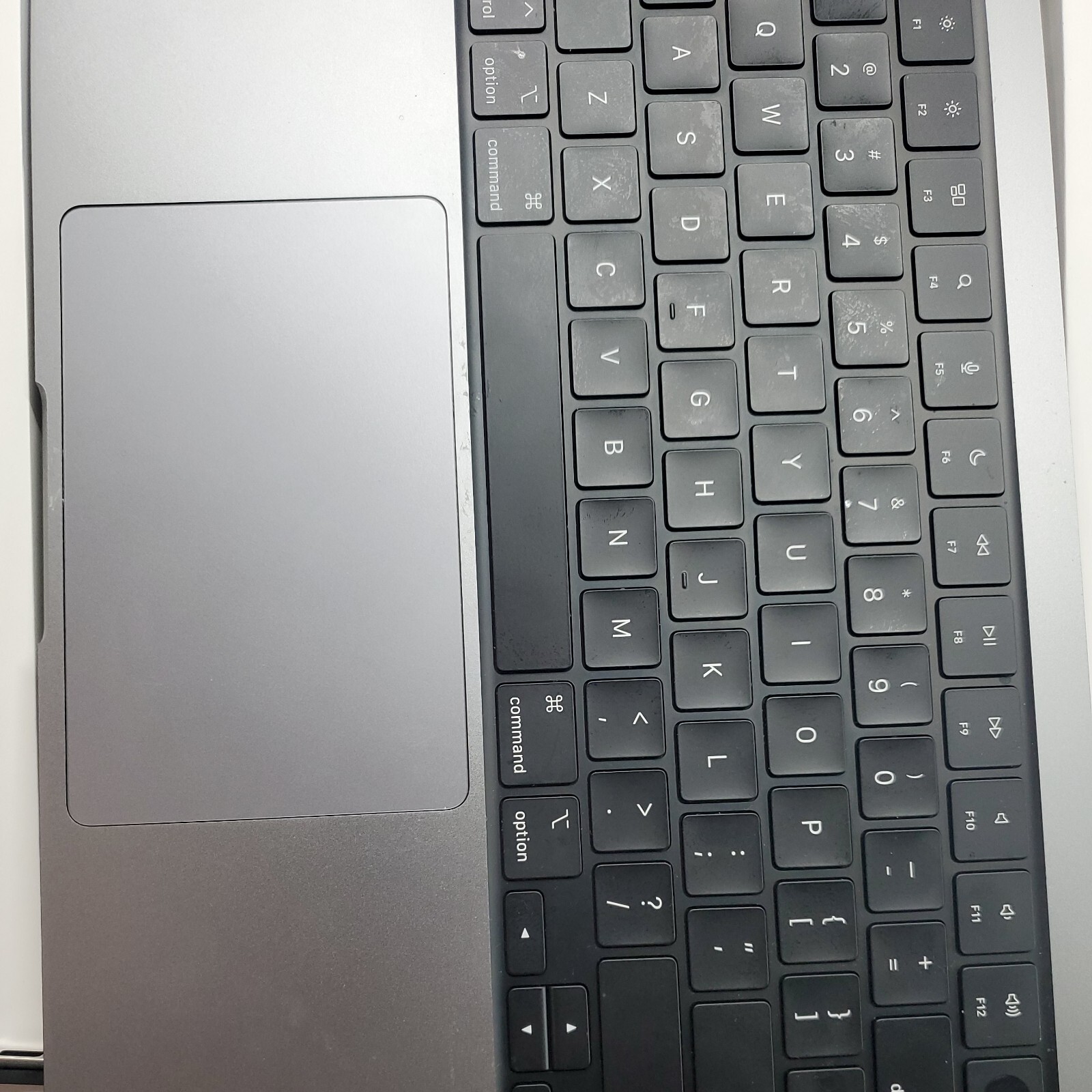 Original Apple MacBook Pro A2442 M1 Keyboard + Battery +TrackPad , Grey , A +