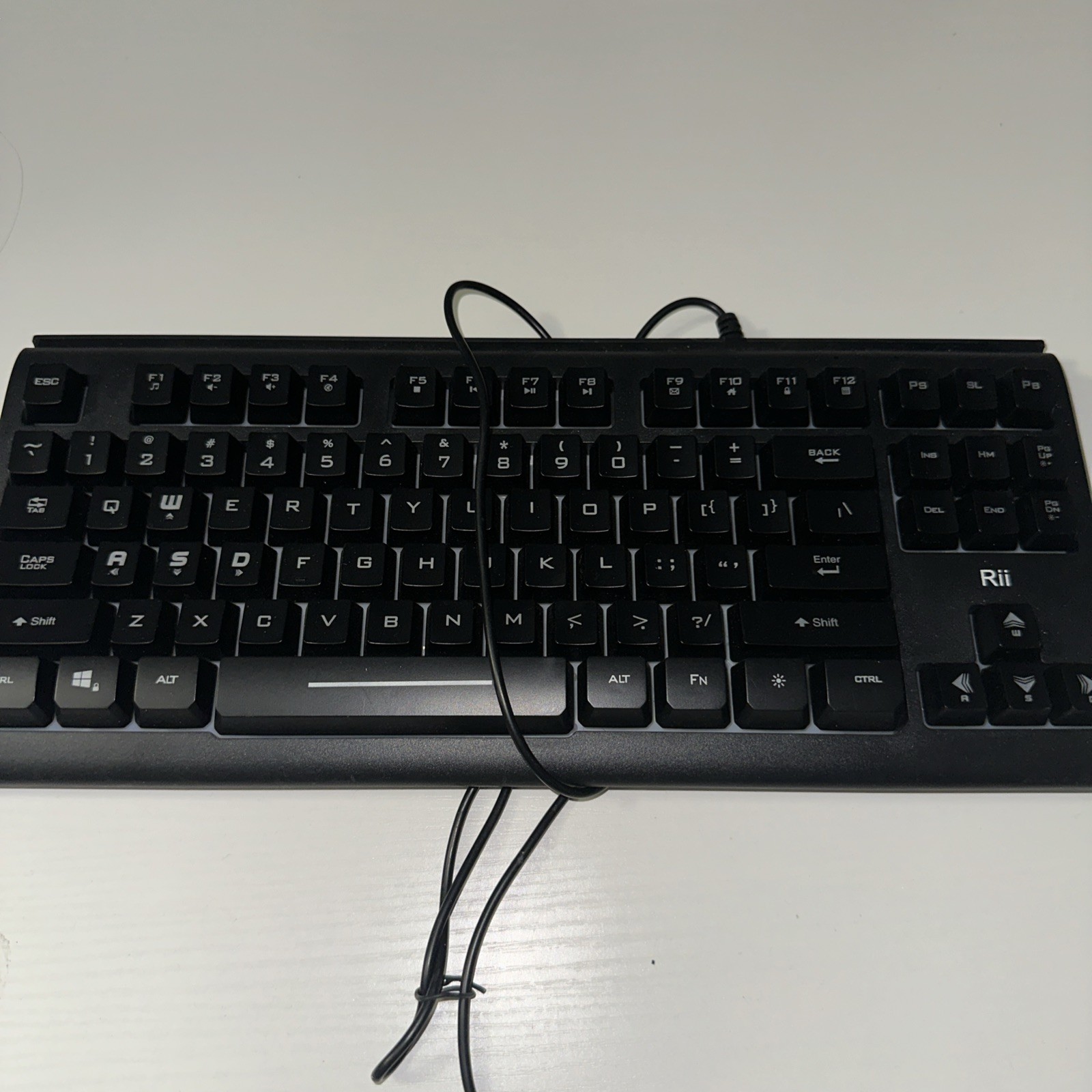Rii Mixed Color LED Backlit Multimedia Gaming Keyboard RK104