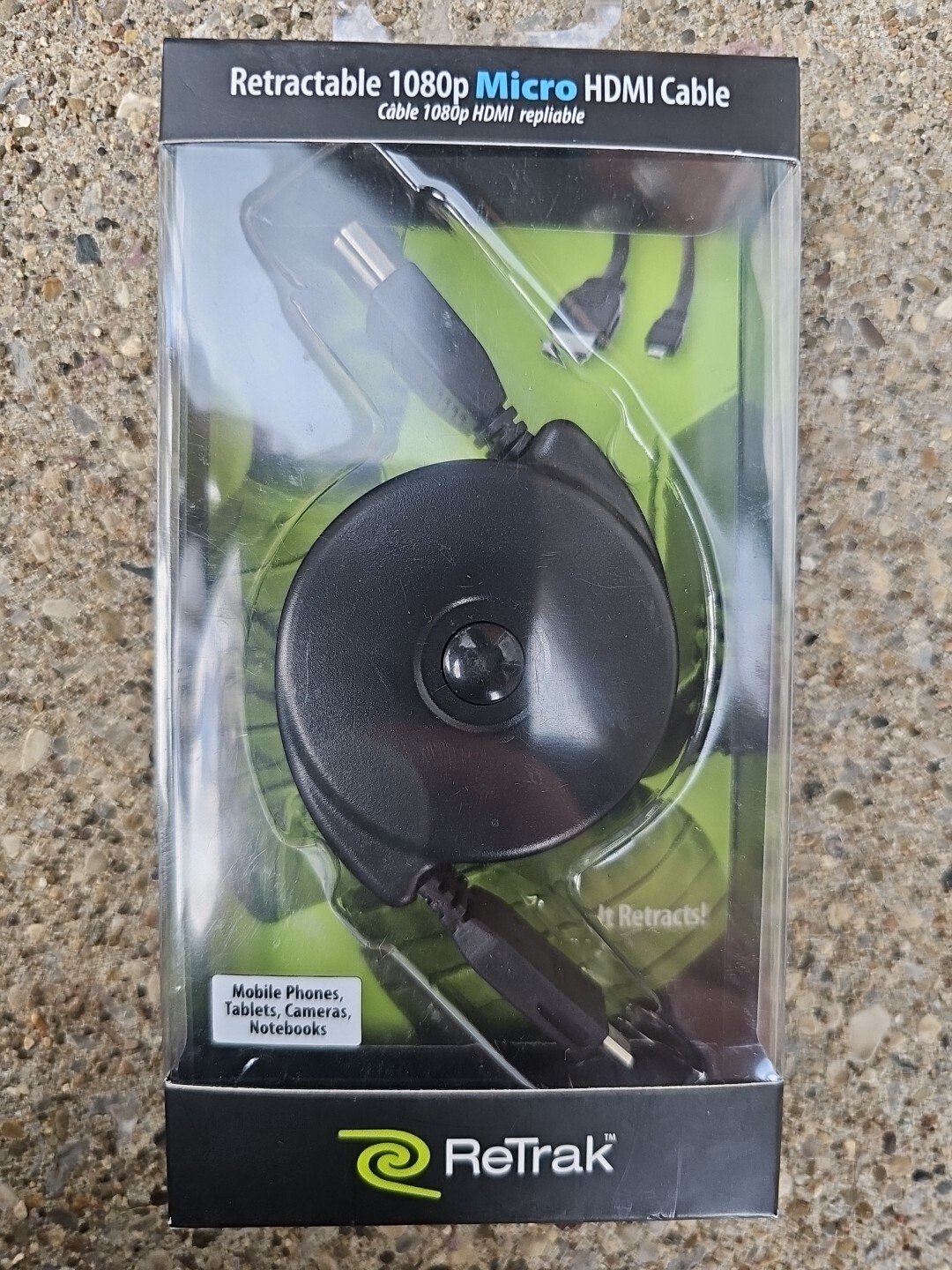 Retrak 1080p Micro HDMI 1.4 Type A Male To Type D Male (Micro USB) Bluray