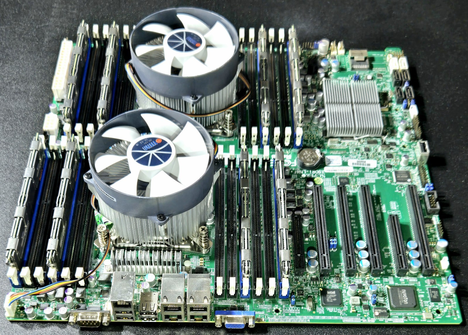 Supermicro X9DRi-LN4F+ Dual Xeon E5-2670 128GB RAM Server Motherboard Combo IPMI