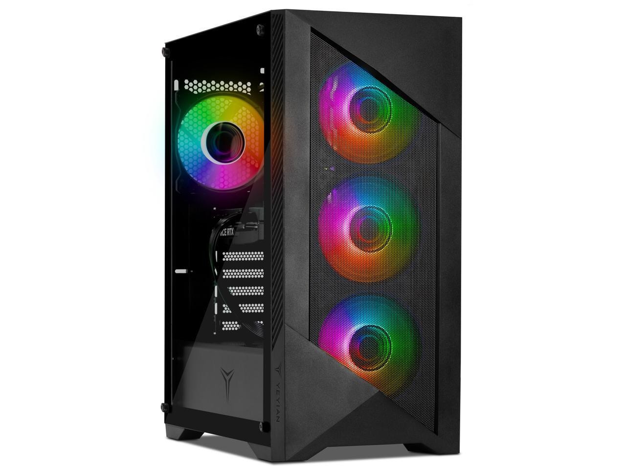 Yeyian Gaming Desktop PC YPI-ED44F0B-5601N Intel Core i5-14400F 16GB DDR5 1TB