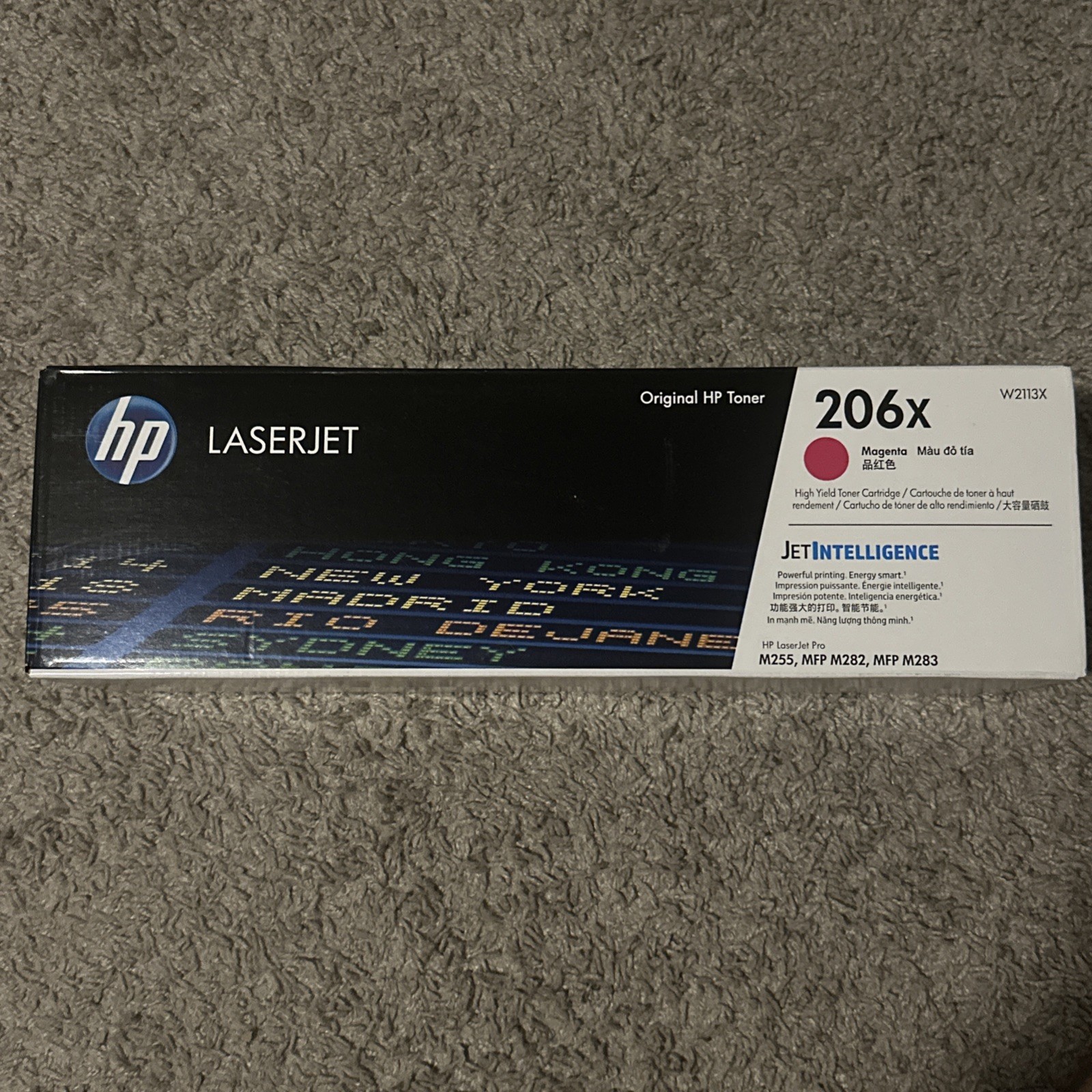 Genuine HP W2113X 206X Magenta High-Yield Toner – NEW SEALED