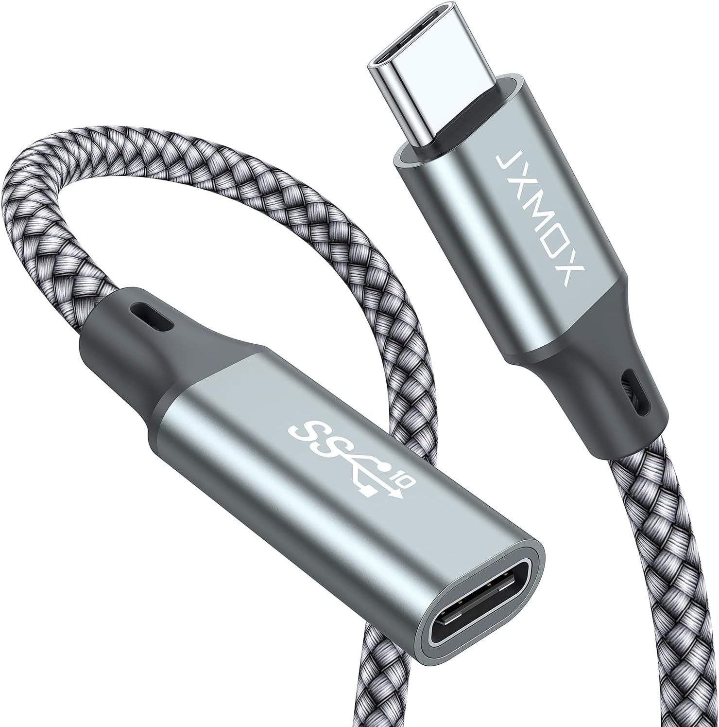 USB-C Type C Extension Cable 3/6 FT/10Gbps Male-Female 100W 5A Fast Charging PD
