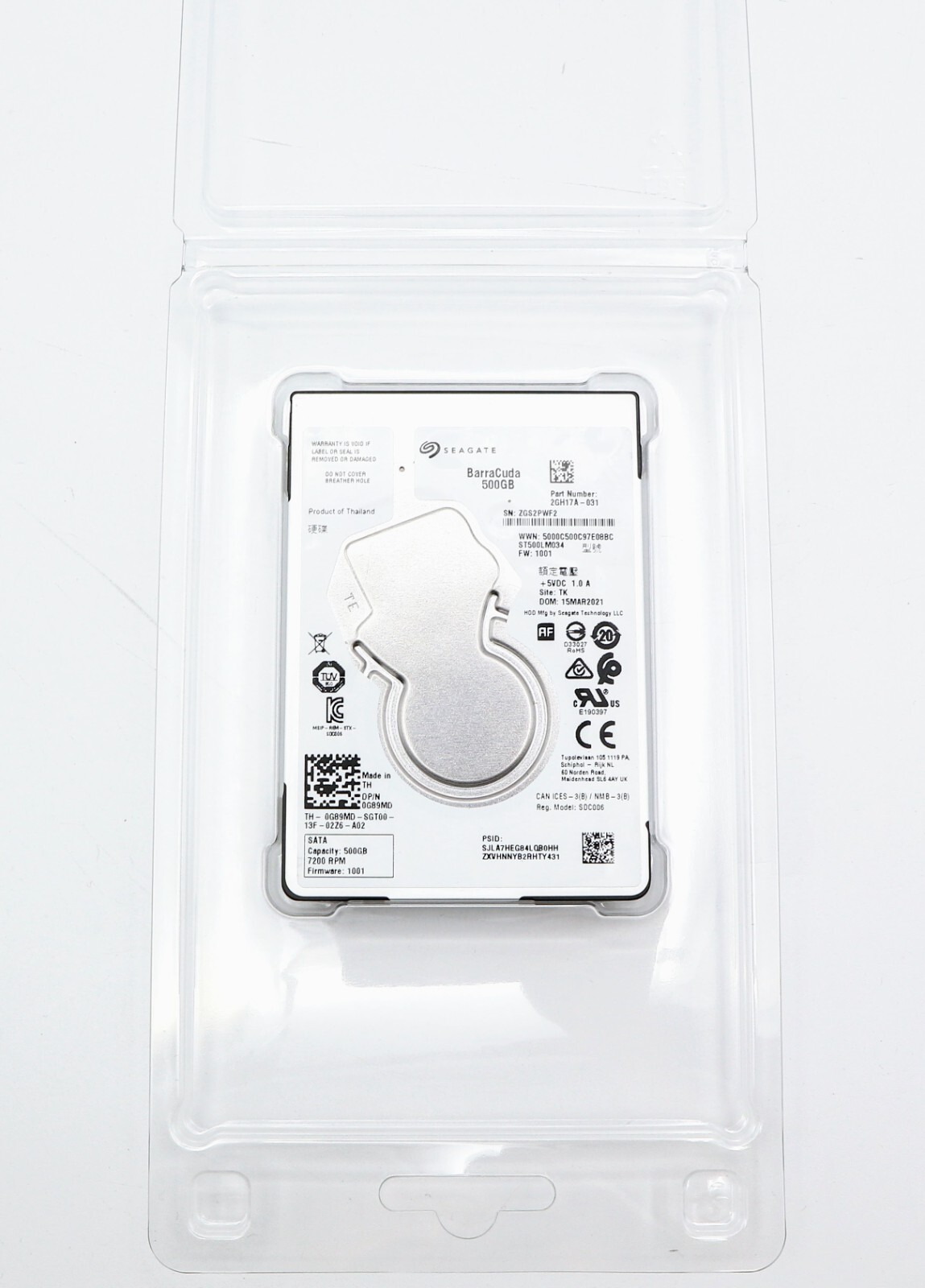 2.5in HDD Single Clamshell Hard Drive Storage Shipping Cases – 10 20 30 40