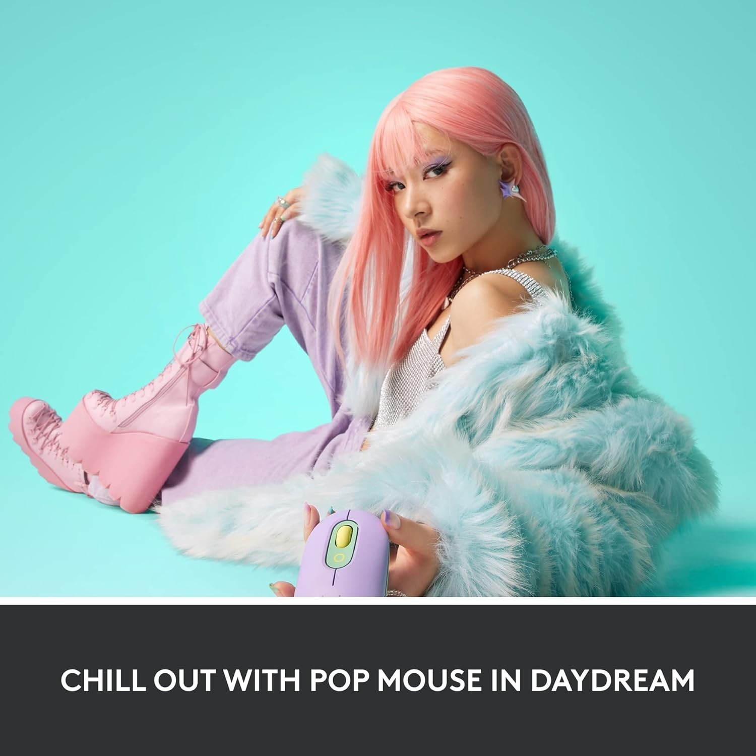 POP Compact Wireless Mouse – Daydream Mint