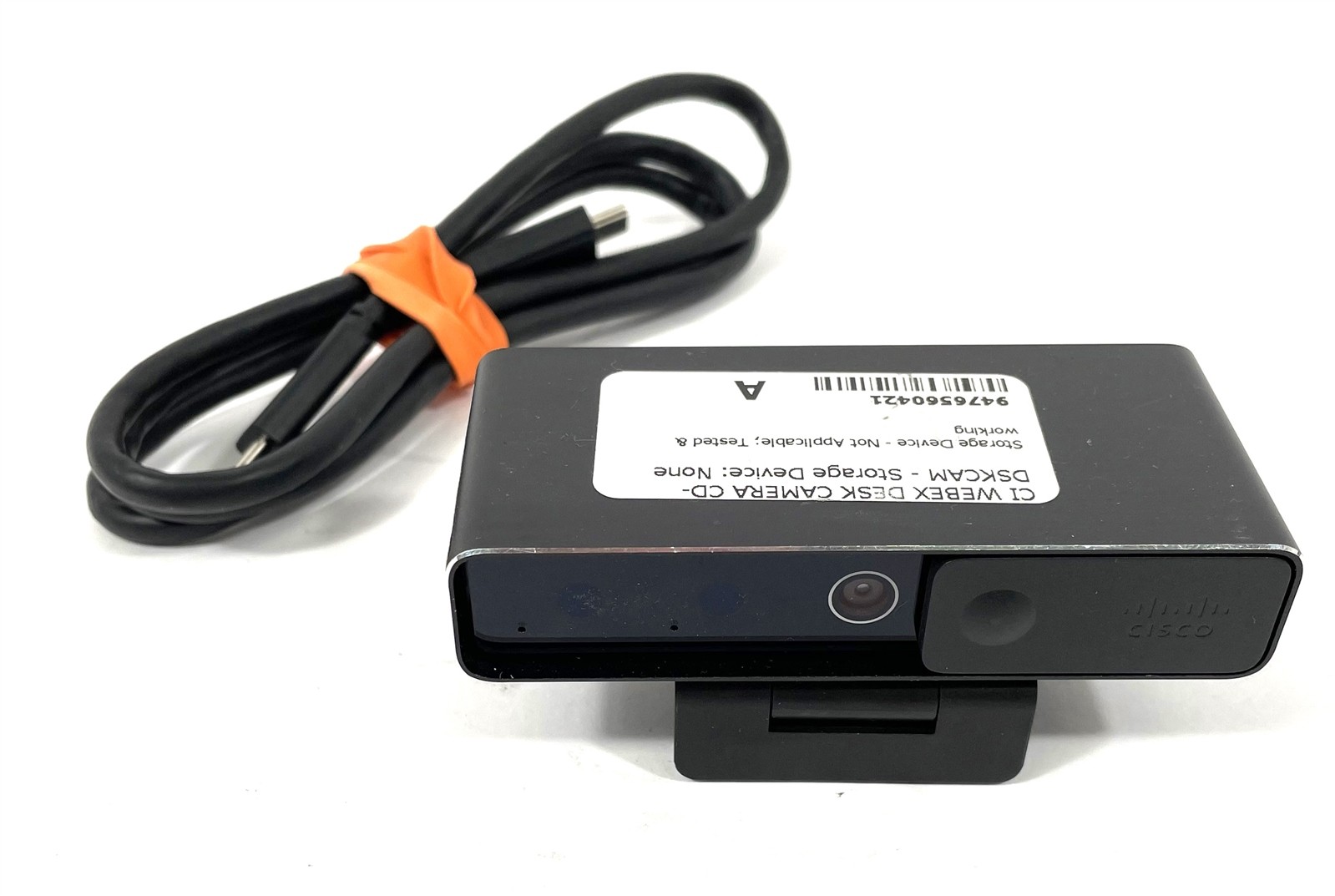 Cisco Webex Desk Camera CD-DSKCAM 4K Digital Video Webcam w/ USB cable