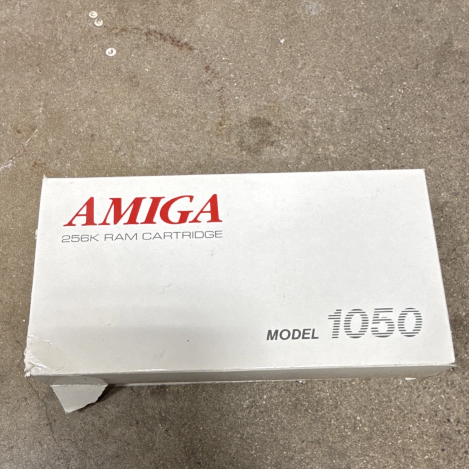 Amiga 256K RAM Cartridge Model 1050 Vintage Computer Memory Cartridge Accessory