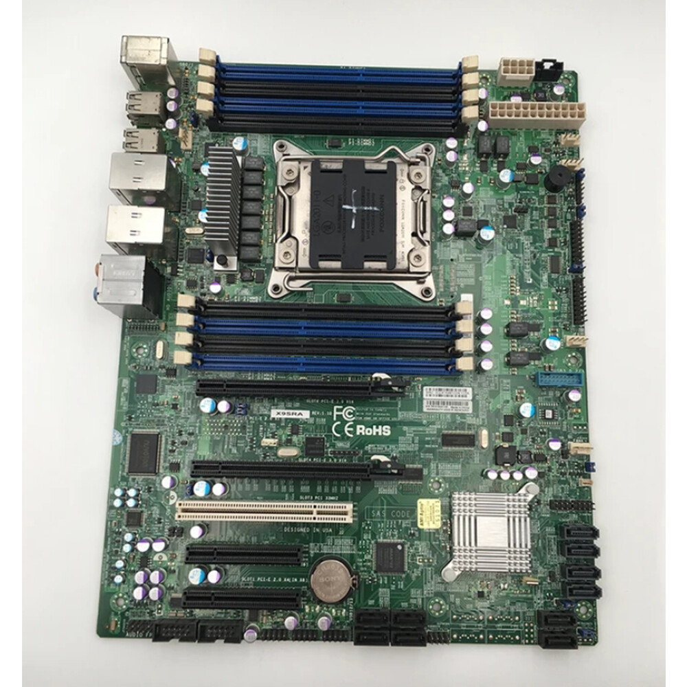For Supermicro X9SRA Single socket R LGA2011 DDR3 Server Motherboard