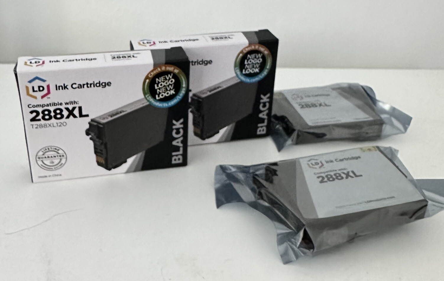 Epson 288XL LD Products Black Ink for T288XL120 Ink Cartridges HY (Blk, 2-Pk)