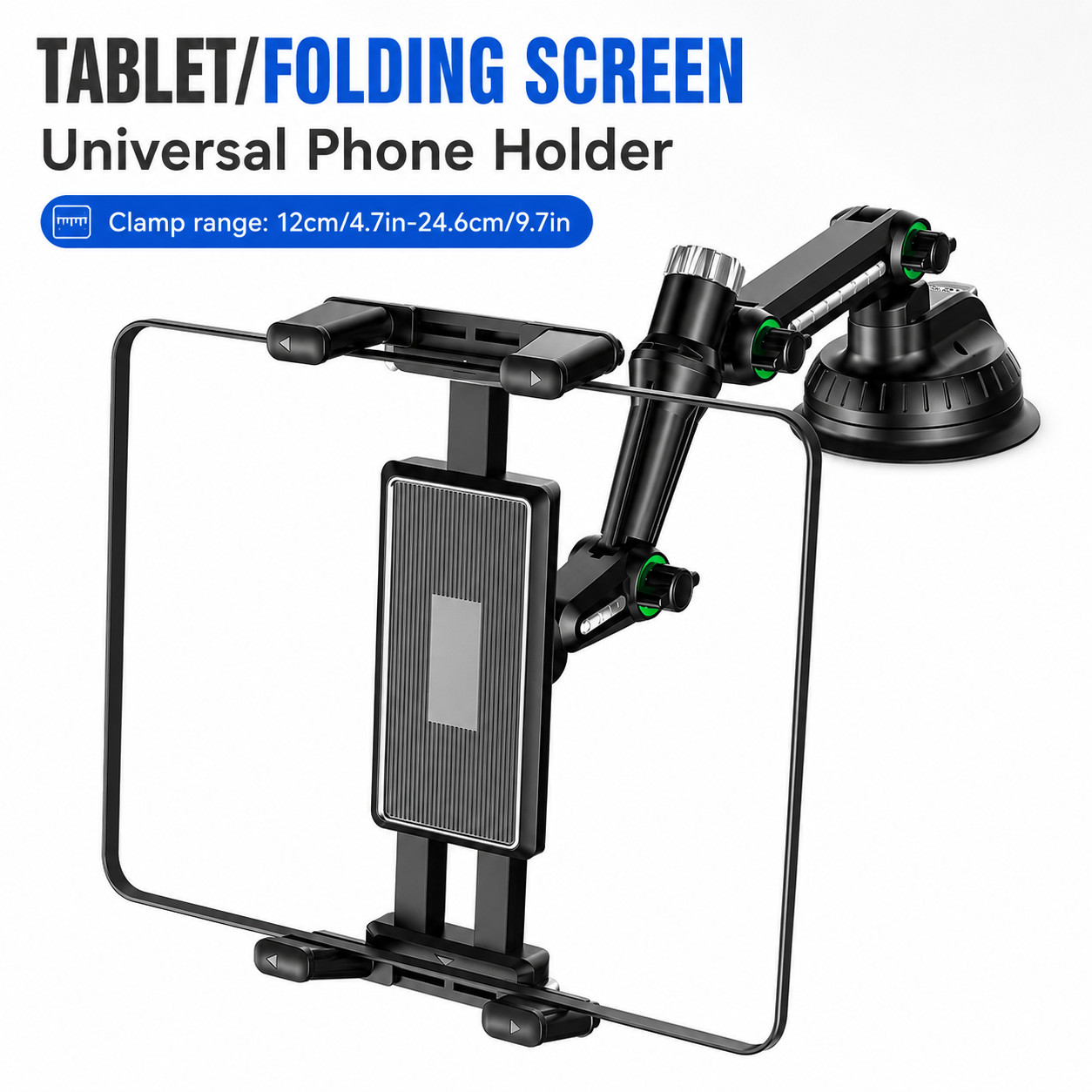 Tablet Mount for Truck Heavy Duty Suction Base Phone Holder for Car Dashboard