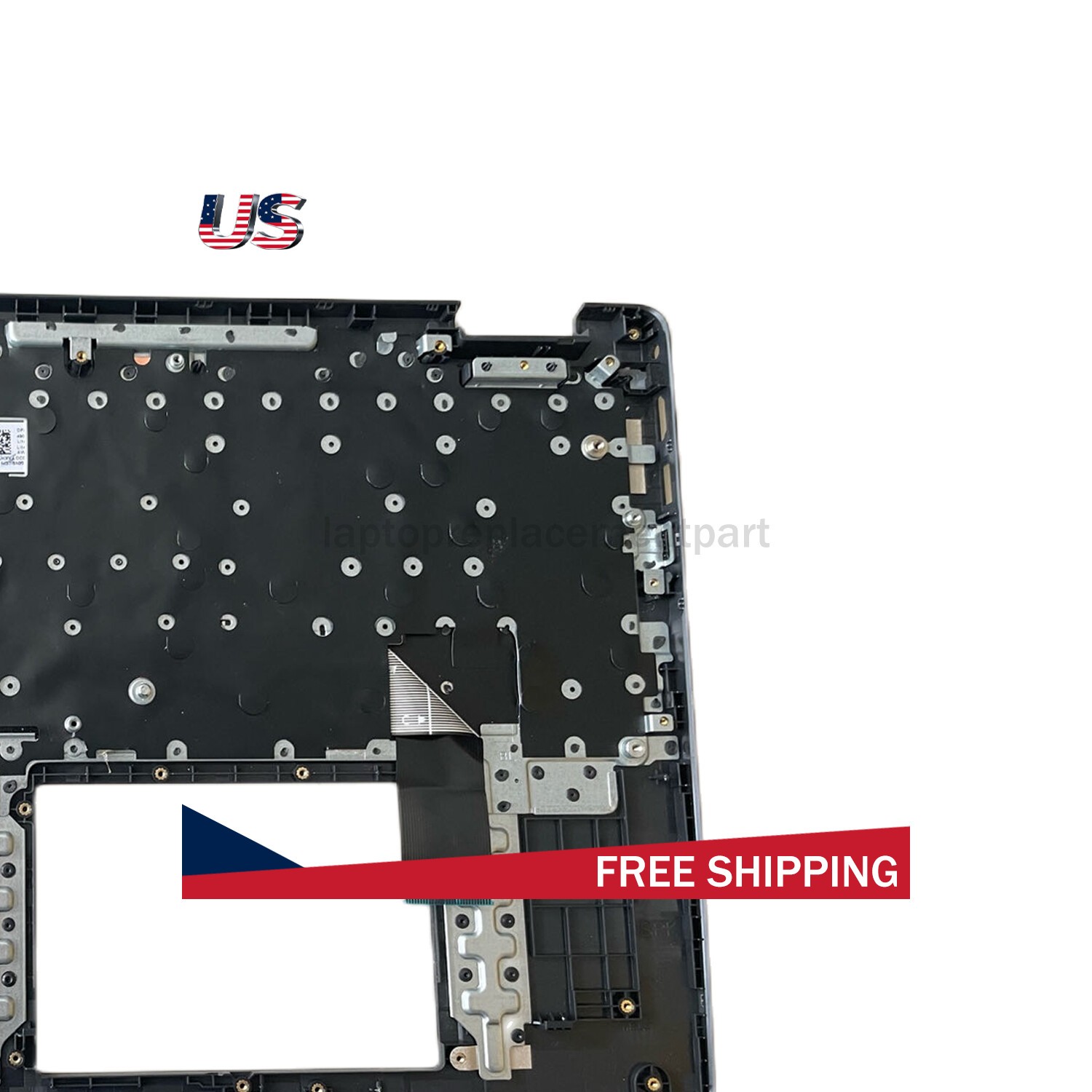 New For Dell Latitude 3520 E3520 Palmrest w/Non-Backlit Keyboard 0DJP76 US Black