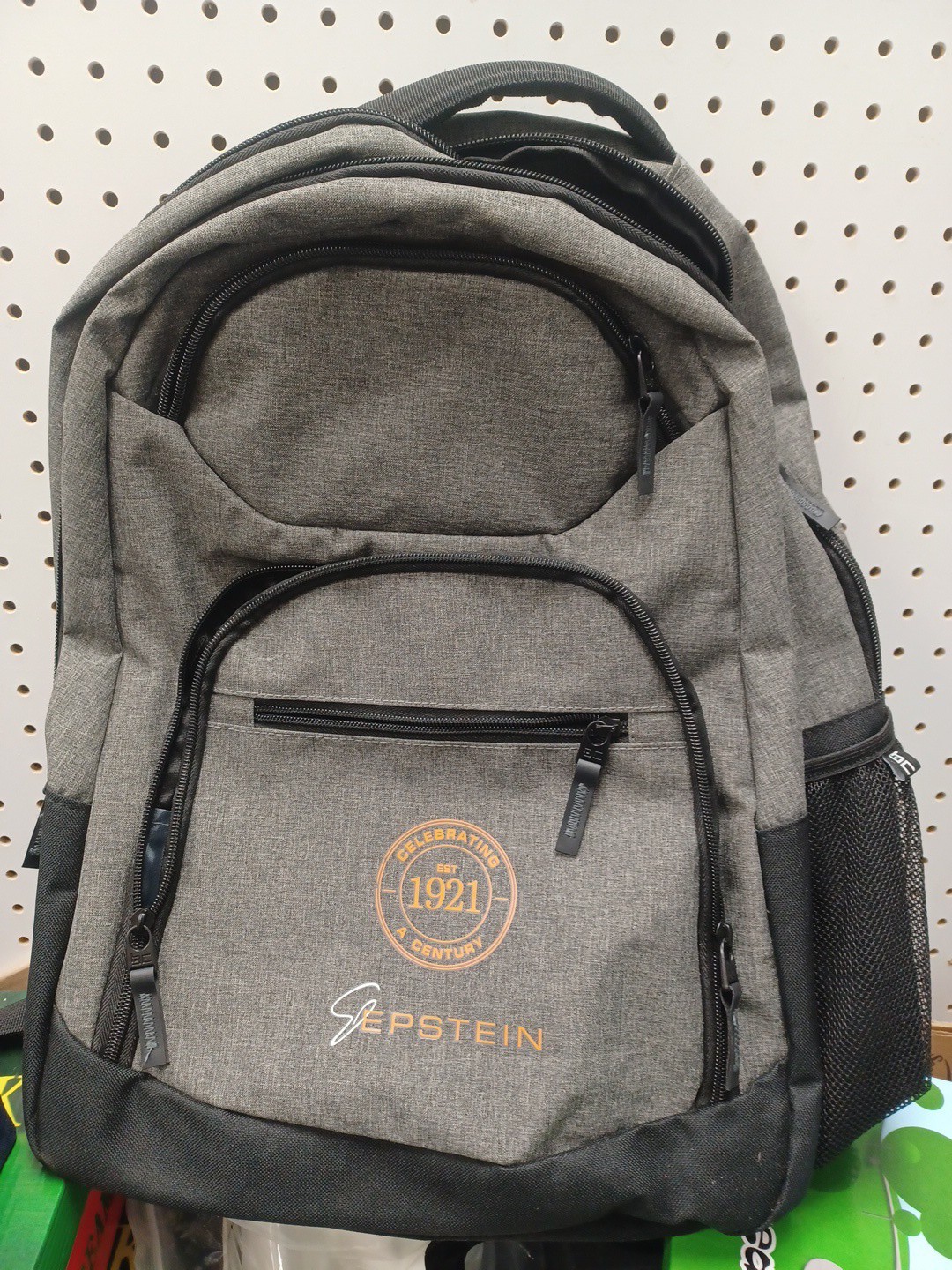 Matein Travel Laptop Backpack Grey Polyester Backpack Unisex Large