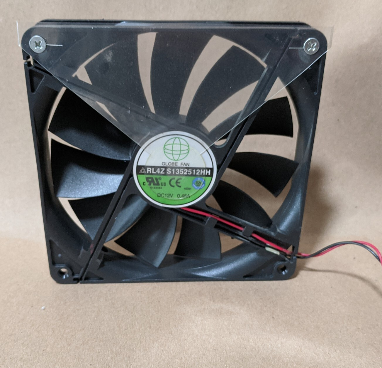 Globe Fan RL4Z S1352512HH Replacement 12V 0.45A 135mm PC ATX Power Supply Cooler