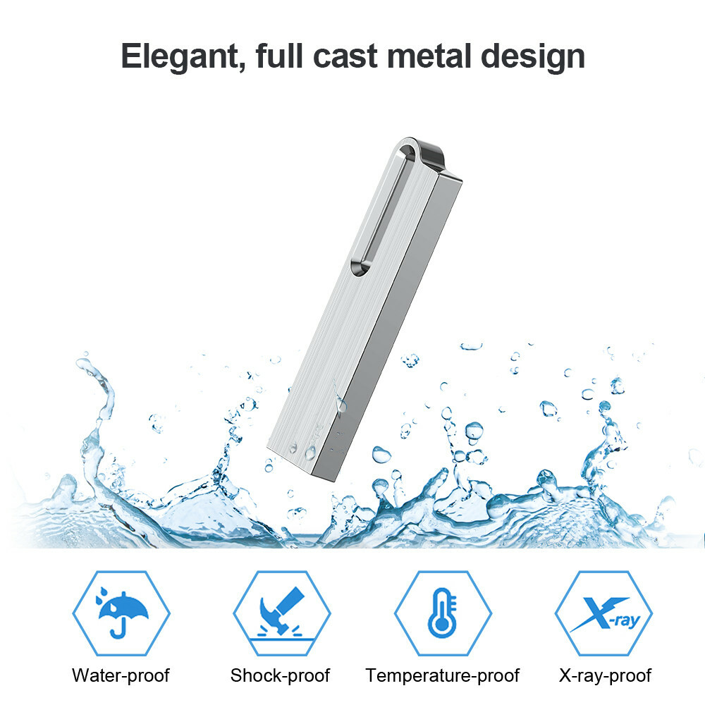 USB 3.0 Flash Drive 32GB 64GB Lot Pack Memory Stick Metal Waterproof Pen Drive