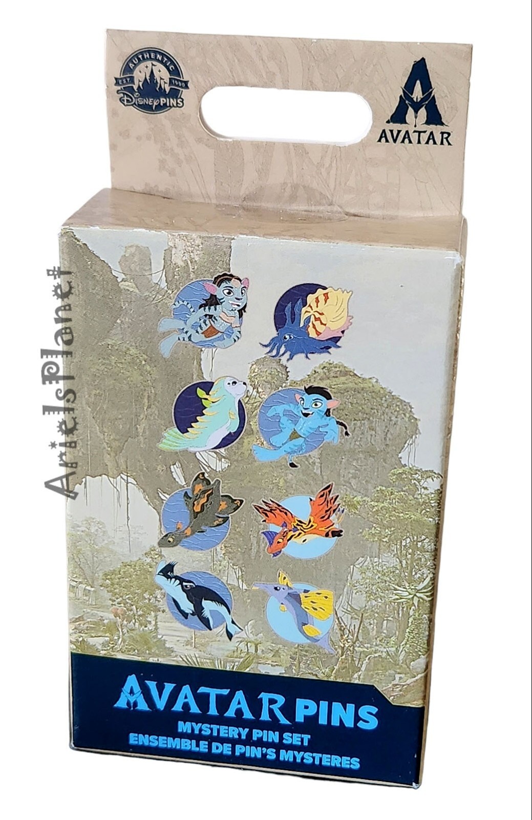 Disney Parks Pandora World of Avatar Characters Mystery Box Set of 2 Pins