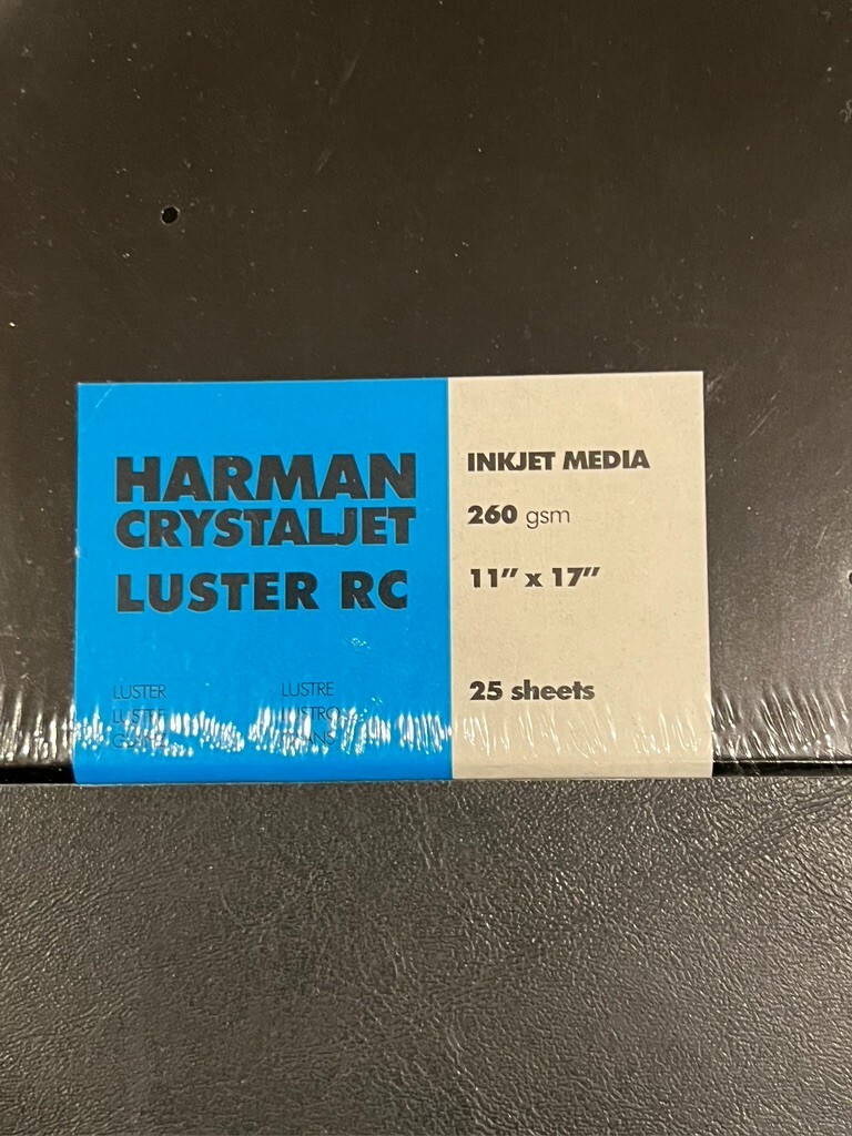 Harman Photo Professional 260gsm Luster RC Inkjet Paper – 25 Sheets 11″ x 17″