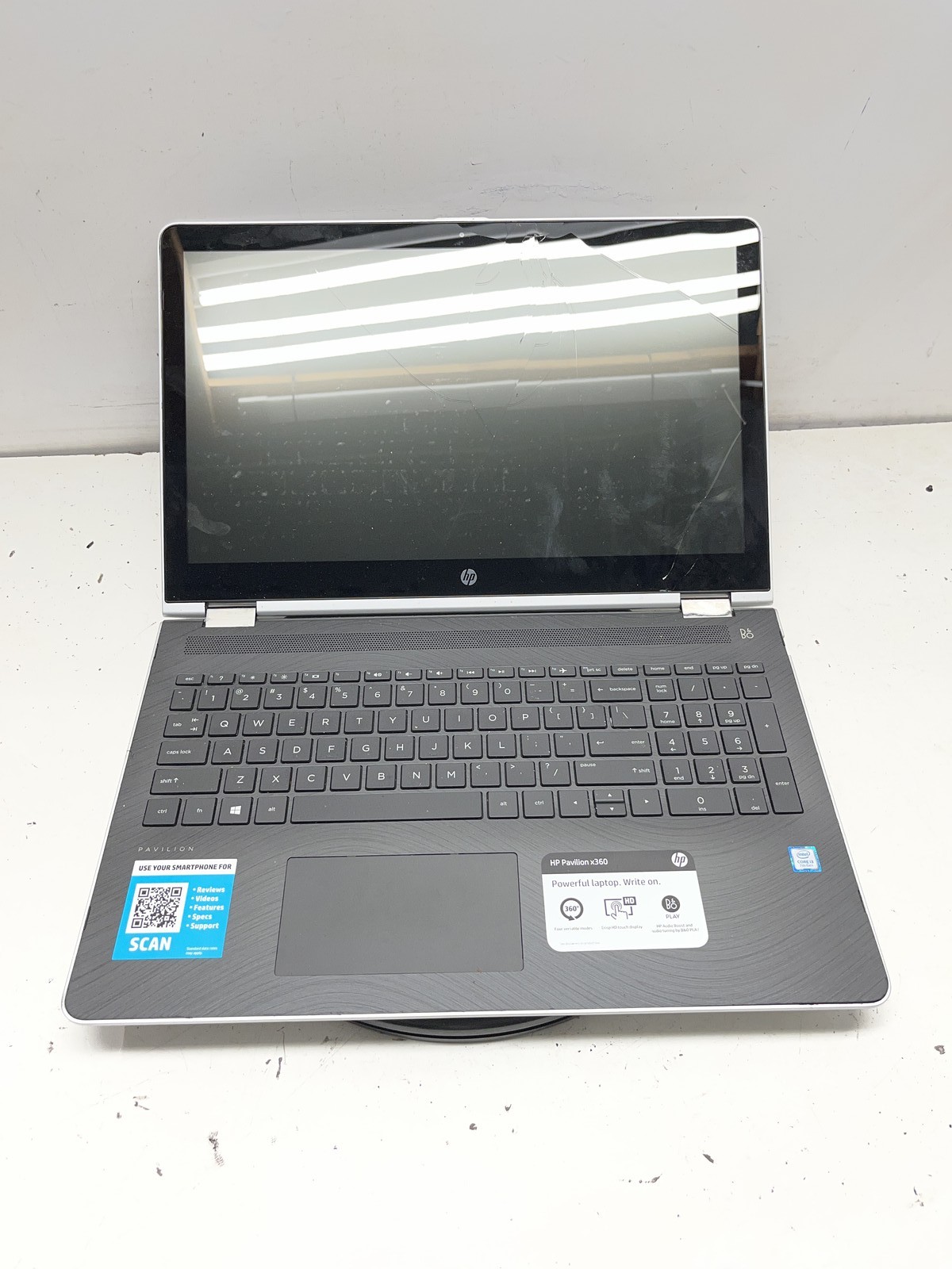 HP Pavillion 15-br033nr Intel Core i3 7th Gen. NO HDD/RAM/BAT – For Parts/Repair