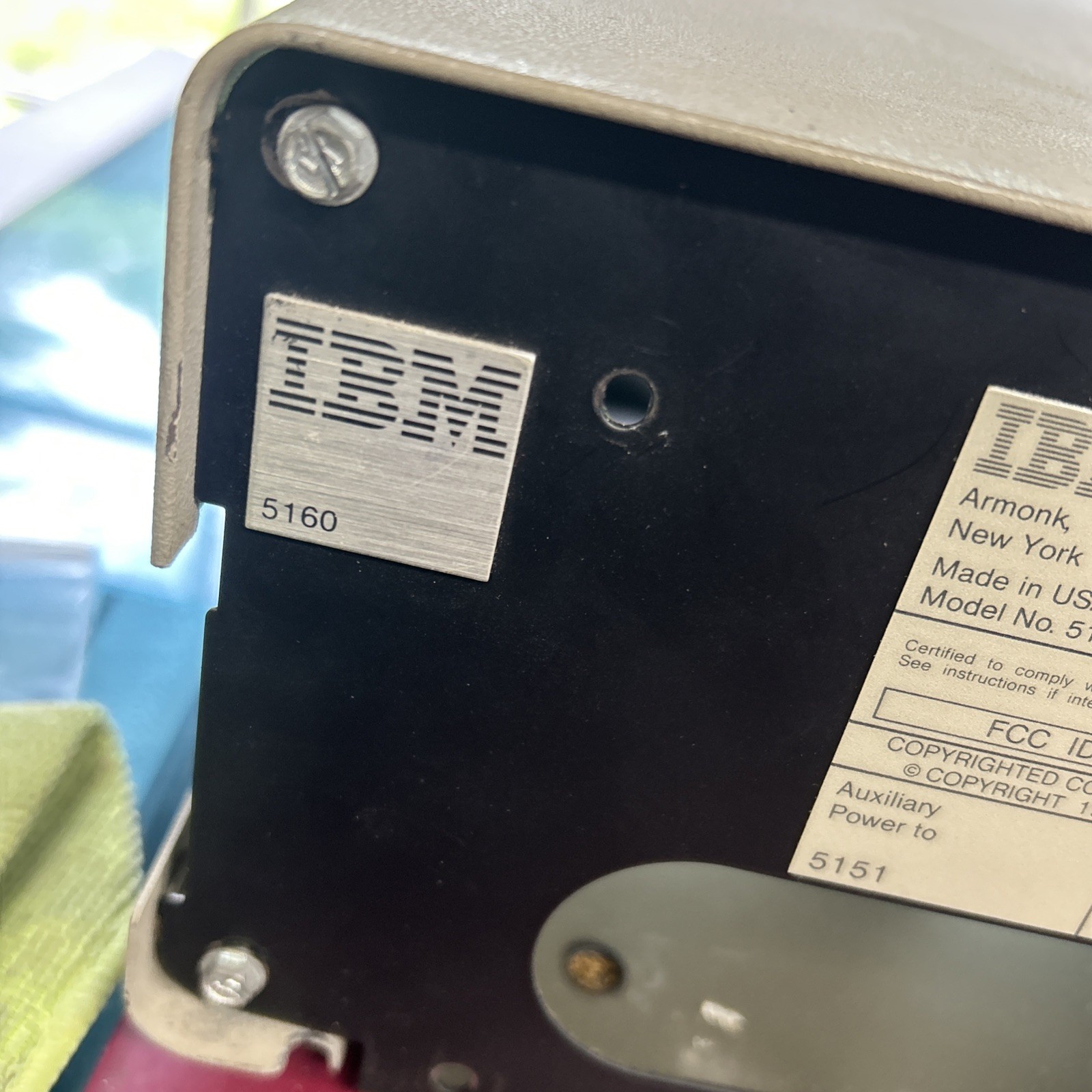 Vintage IBM Personal Computer XT 5160 Desktop Computer Case (empty)