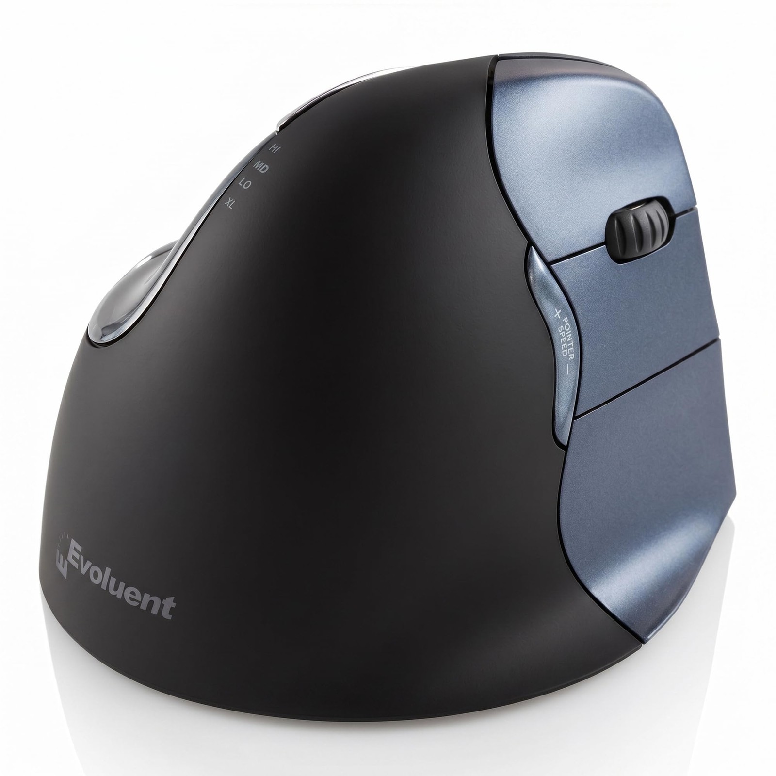 Evoluent – Inventor of the Vertical Regular, Metallic Blue & Black – Wireless
