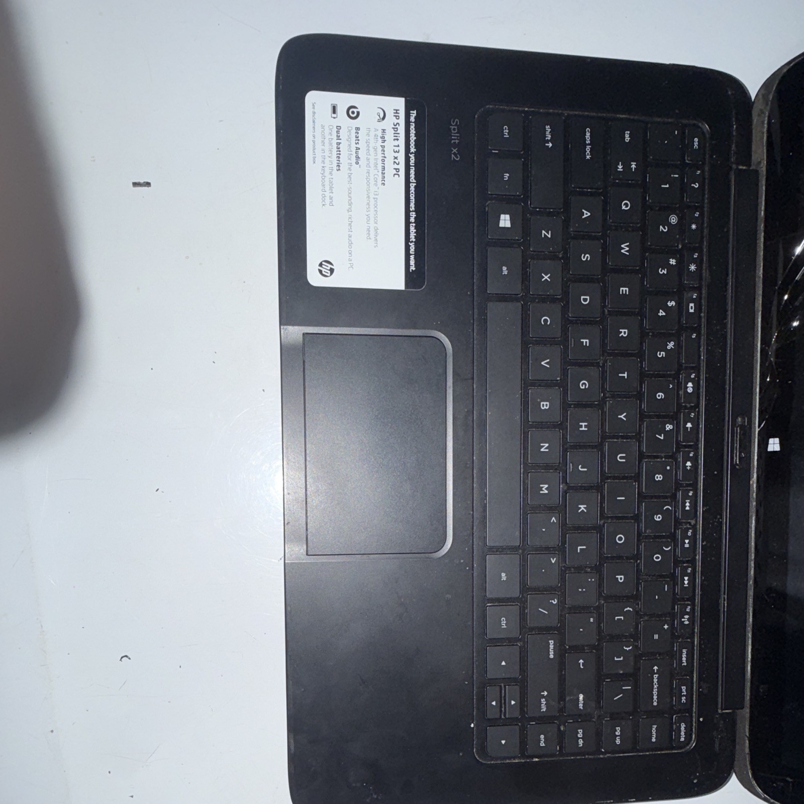 (2) HP Split x2 13.3in Intel Core i3 1.40GHz (Untested)