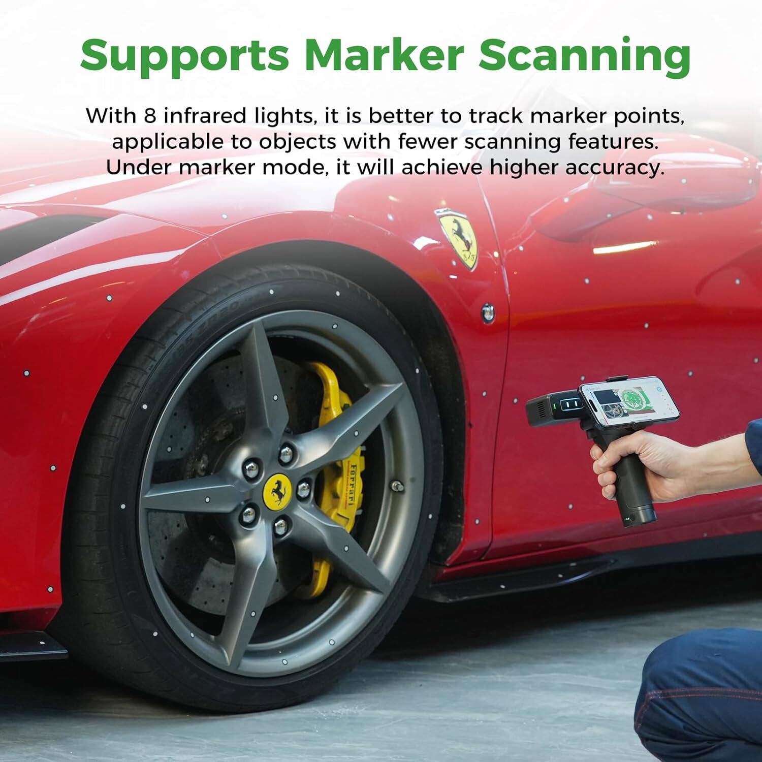 Creality 3D Scanner Otter Lite + Lite Bridge 0.05mm 30FPS 24-Bit Full-Color Scan