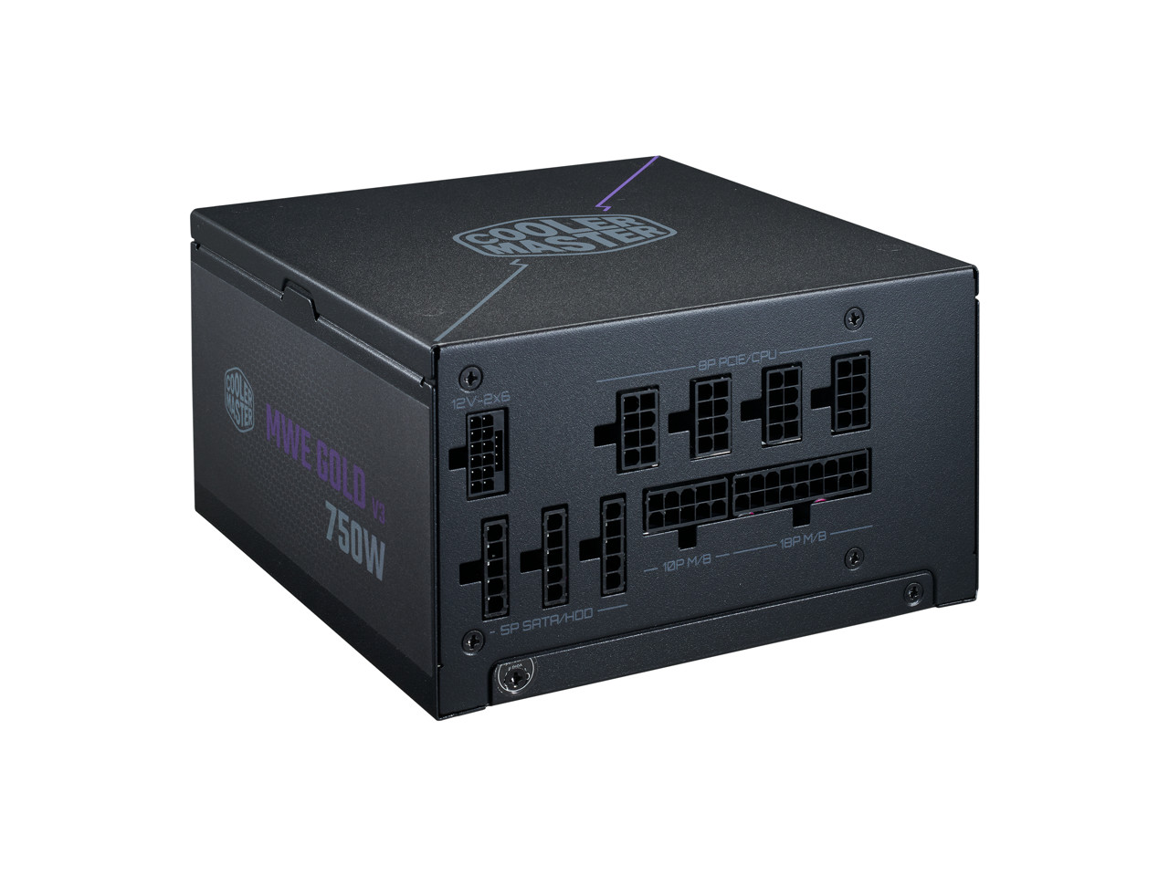 Cooler Master MWE Gold 750 V3 ATX 3.0 Full Modular PSU, 750W, 80+ Gold Efficienc