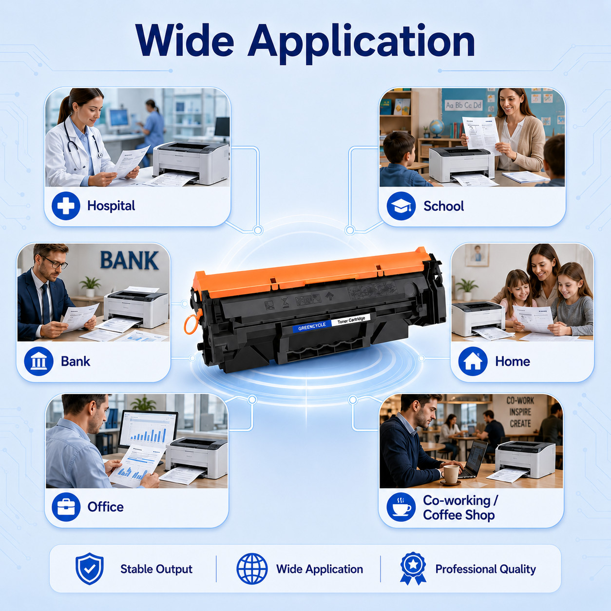 1PK High Yield TN660/TN630 Toner for Brother HL-L2380DW MFC-L2700DW Black