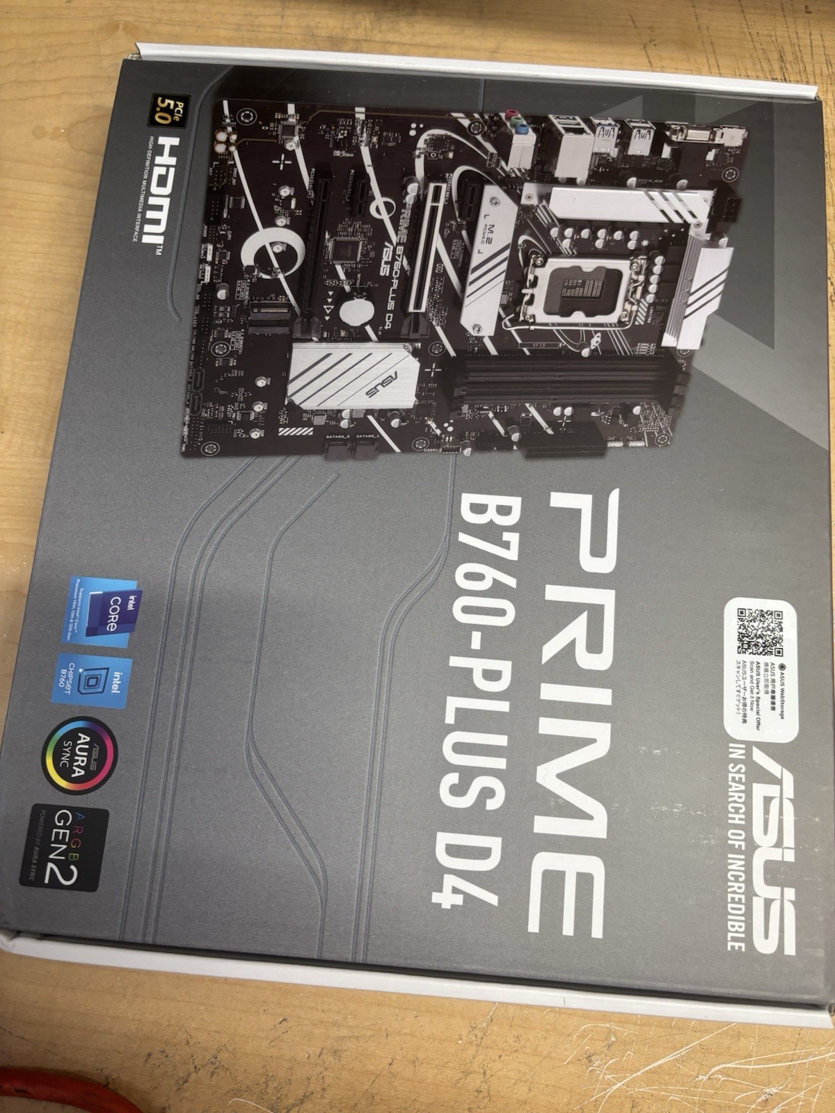 ASUS PRIME B760-PLUS D4 Intel B760 LGA 1700 ATX