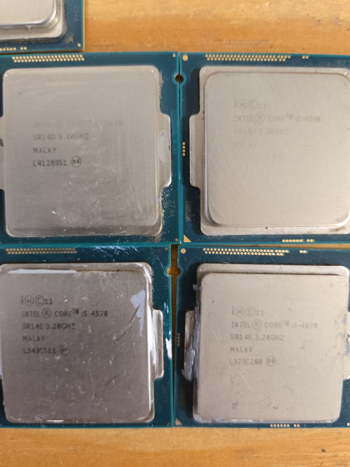 Lot Of 12 Intel Core i5 4th Gen 3.30GHz Quad-Core LGA1150 CPU SR1QJ